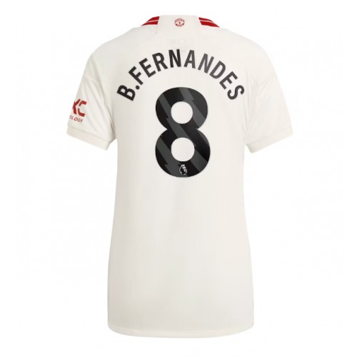 Ženski Nogometni dresi Manchester United Bruno Fernandes #8 Tretji 2023-24 Kratek Rokav